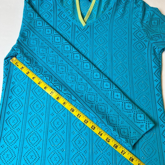 Title Nine Cutout Hooded Swim Beach Cover-Up - Picture 6 of 8